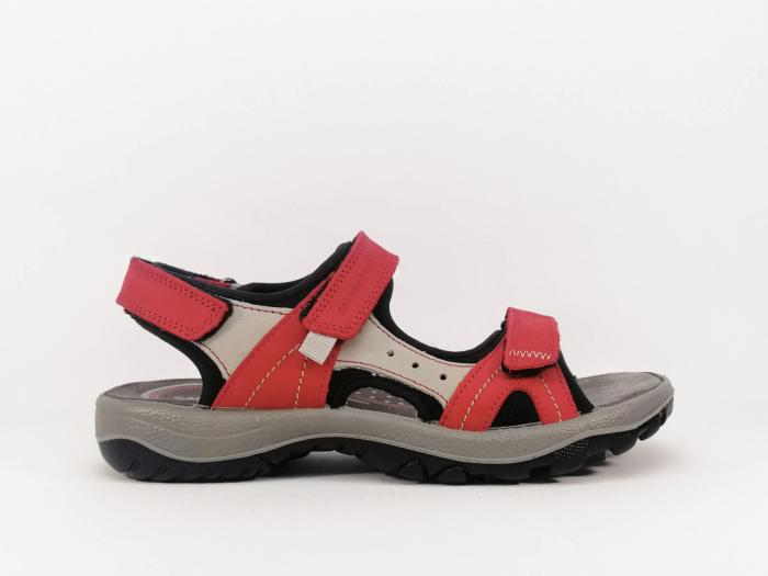 Sandale de marche confortable rouge destockage IMAC Salamander 709008 femme