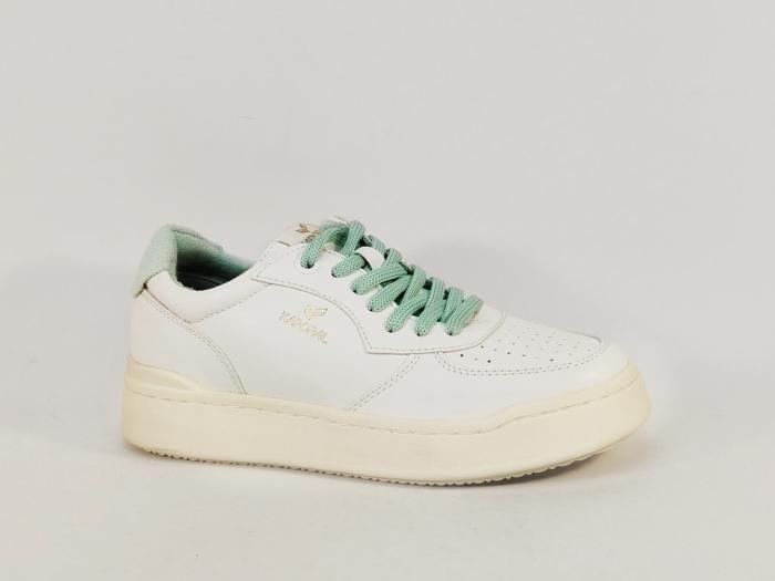 Basket blanche femme tendance destockage KAPORAL namael à pas cher