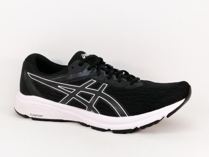 Chaussure de running homme grande pointure toile noire destockage ASICS GT800 confort