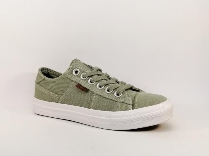 Tennis femme en toile kaki BANANA MOON Ratisse à pas cher