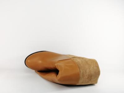 Botte grande taille femme confort pointure 42, 43, 44 destockage ANDRES MACHADO AM4242 camel