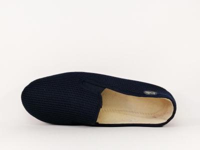 Chausson été toile marine grande pointure homme SEMELFLEX Ulysse 3