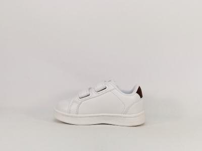 Basket blanche double velcro pour bébé en destockage KAPPA logo maota