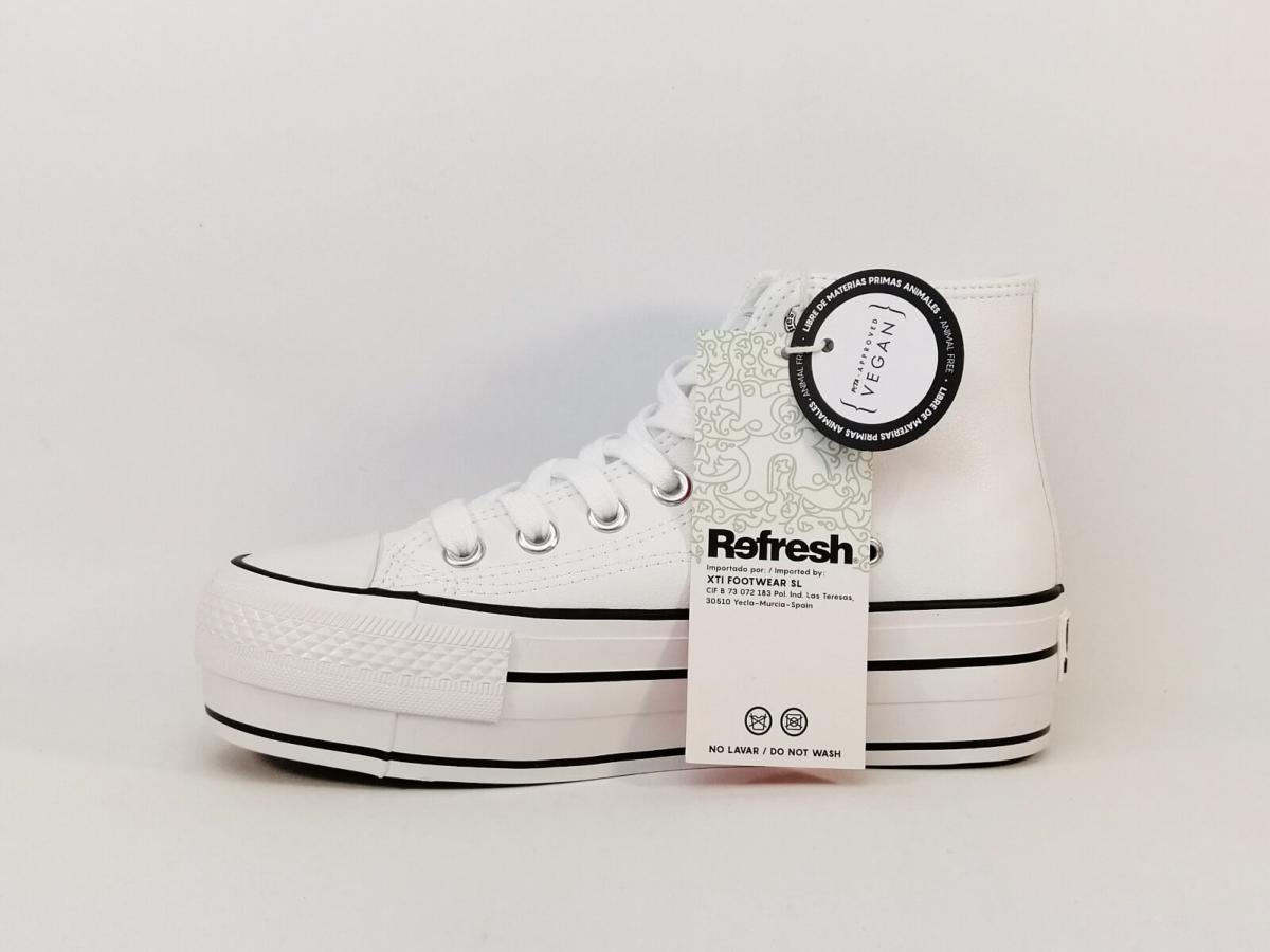 basket blanche montante