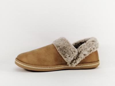 Chausson SKECHERS femme confortable semelle à mémoire de forme destockage Cozy campfire à pas cher