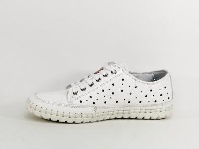 Chaussure femme cuir blanc souple et originale confortable PEDRO TORRES 561AR