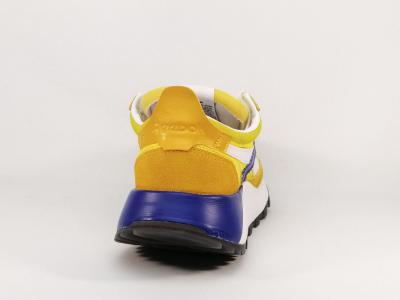 Basket de ville tendance homme cuir jaune destockage REEBOK cl legacy