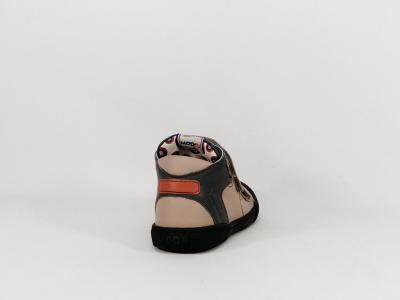 Basket montante ultra résistante en cuir à velcro destockage MOD8 kenny garçon bébé