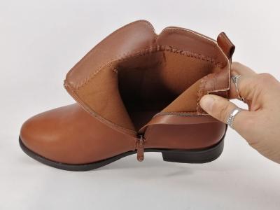 Bottine camel femme grande taille tendance à pas cher CINK ME DM779-S5