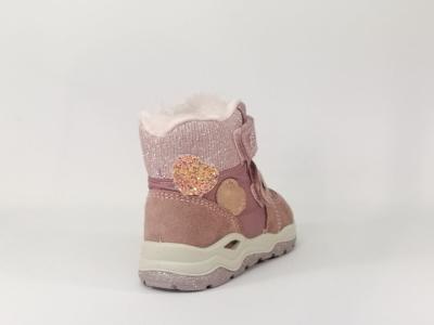 Botte moon boots après ski rose waterproof à velcro pour fille IMAC 434078