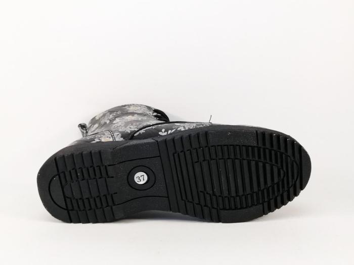 bottine femme style rangers