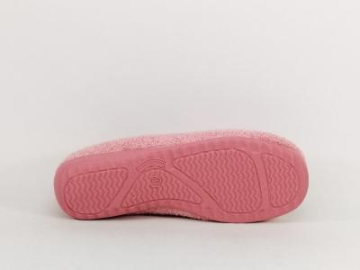 Chausson ballerine femme été pieds sensible rose en éponge OUF CLORES
