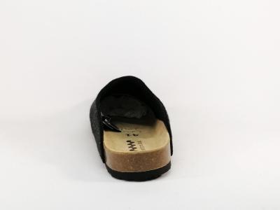 Mule homme semelle cuir confort sabot feutre à pas cher SOFTRELAX 7410990504