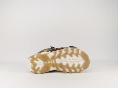 Nu-pied kaki à velcro en destockage SK8 by BOPY Taxeo pour garçons