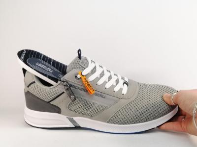 Basket grande taille homme confortable toile grise destockage DOCKERS 50FL005
