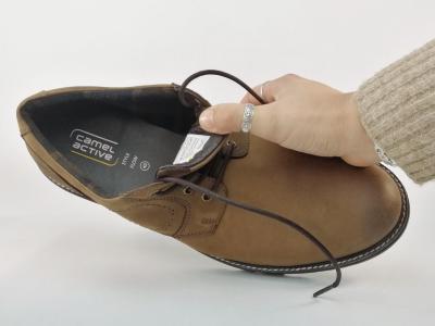 Chaussure homme grande taille derby cuir marron destockage CAMEL ACTIVE 53FWA03