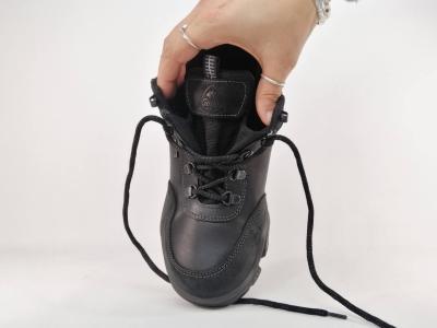 Chaussure randonnée homme basse cuir noir gallutex imperméable confort destockage IMAC GALLUS 203914