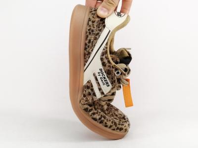 Basket leopard femme originale confortable et tendance destockage DOCKERS 55MY203 à pas cher