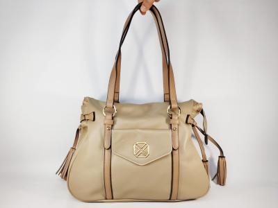 Sac épaule femme grandes anses chic tendance taupe en destockage XTi 184545 à pas cher