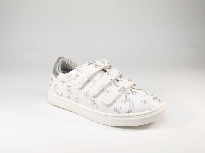basket blanche pour fille