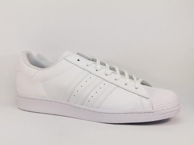 Basket grande pointure homme ADIDAS superstar cuir blanc en destockage