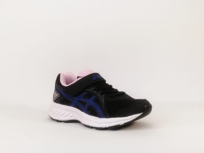 Chaussure de running noire à velcro ASICS Jolt 2 PS pour fille