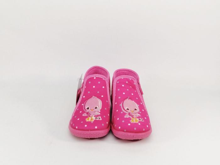 Chaussons rose destockage TOOTI xadage bébé fille fabrication française