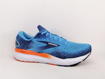 Chaussure running homme destockage BROOKS ghost 16 bleue confortable � pas cher