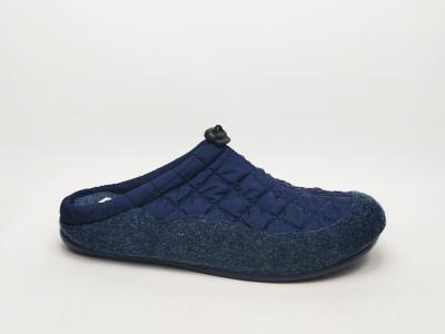 Chausson homme confortable original bleu marine CHIC & RELAX dave à pas cher