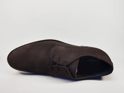 Chaussure chic homme grande taille derby cuir marron destockage STORM bariello à pas cher