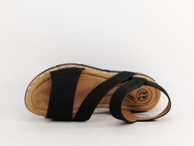 Sandale scratch femme chic confortable noire ROMIKA 95R00220002