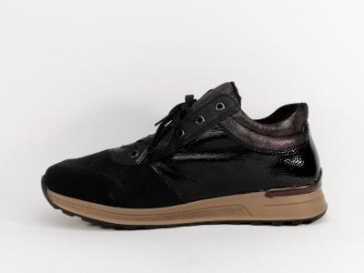 Chaussure femme pied large confortable souple RIEKER N1407 grande taille
