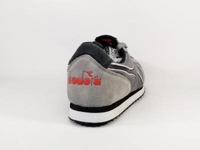 Tennis de ville homme cuir et toile destockage DIADORA k-run II gris
