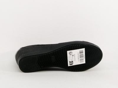 Ballerine compensée noire femme cuir confortable et chic à pas cher SWEET'R debra
