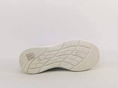 Basket sans lacets femme toile blanche souple et confortable SUREDELLE BG-20 à pas cher