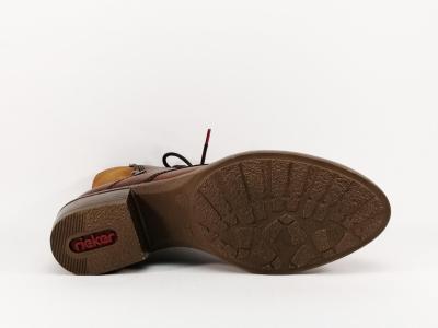 Bottine camel tendance et confortable RIEKER Y0800 femme