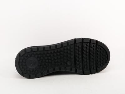 Chaussure homme sans lacet cuir noir confortable destockage IMAC 353766