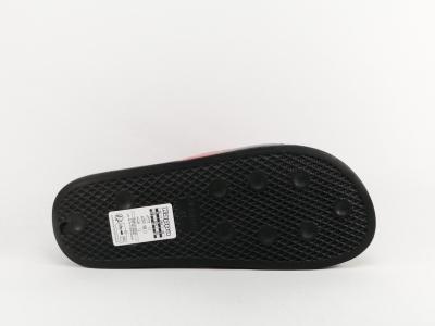 Claquette de plage homme à pas cher noir rouge tendance destockage KAPPA logo noles