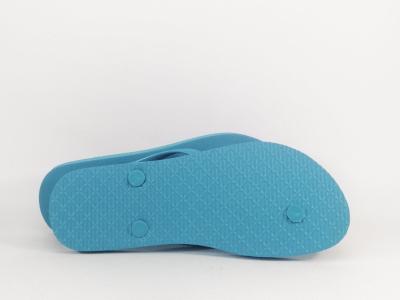 Tong de plage femme à pas cher bleu turquoise LADIES FLIP FLOP