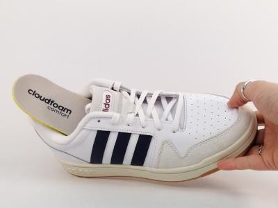 Basket ADIDAS homme blanche marine postmove en destockage confortable à pas cher