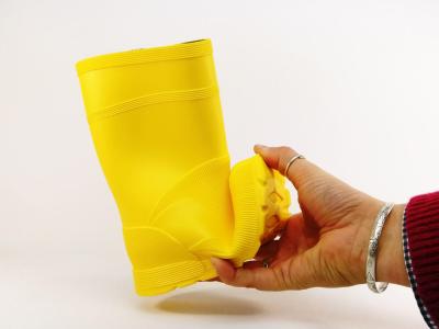 Botte de pluie bébé à pas cher jaune pour enfant destockage UMO bifur - Made in France