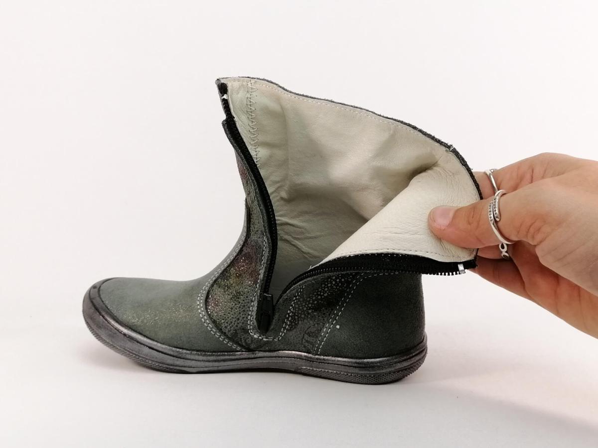Botte Fille Cuir Souple Destockage BELLAMY I Pointure Plus