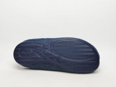 Chausson homme confortable original bleu marine CHIC & RELAX dave à pas cher