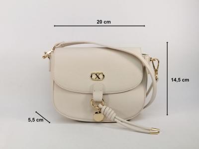Petit sac bandoulière femme chic beige destockage XTi 184597
