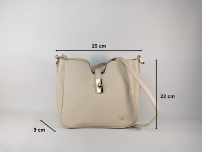 Petit sac à bandoulière femme chic beige destockage XTi 184563 à pas cher