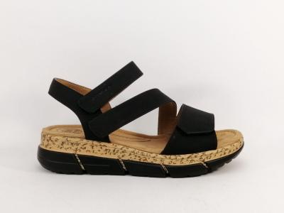 Sandale scratch femme chic confortable noire ROMIKA 95R00220002