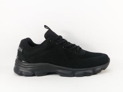 Sneakers noire homme confortable tendance à pas cher destockage TEDDY SMITH 78144