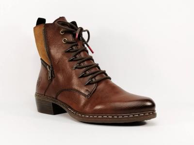 Bottine camel tendance et confortable RIEKER Y0800 femme