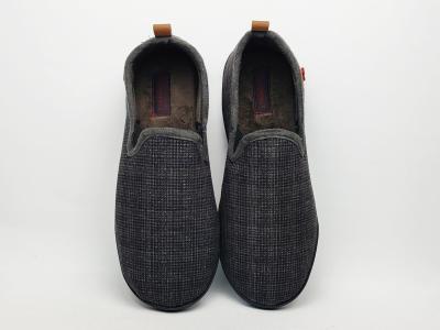 Chausson charentaise homme confortable EMINENCE backbone gris souple à pas cher