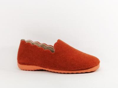 Pantoufles femmes originales chics et souples SOCA 0327 orange Fabrication Espagne